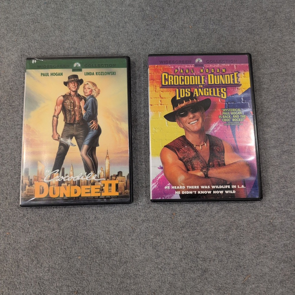 Crocodile Dundee II & Crocodile Dundee in Los Angeles DVD Set Paul Hogan 2-Pack - Picture 1 of 2